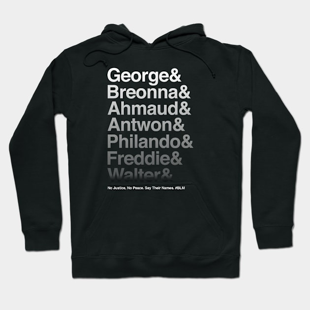 Say Their Names - BLM Hoodie by NoobDesign15